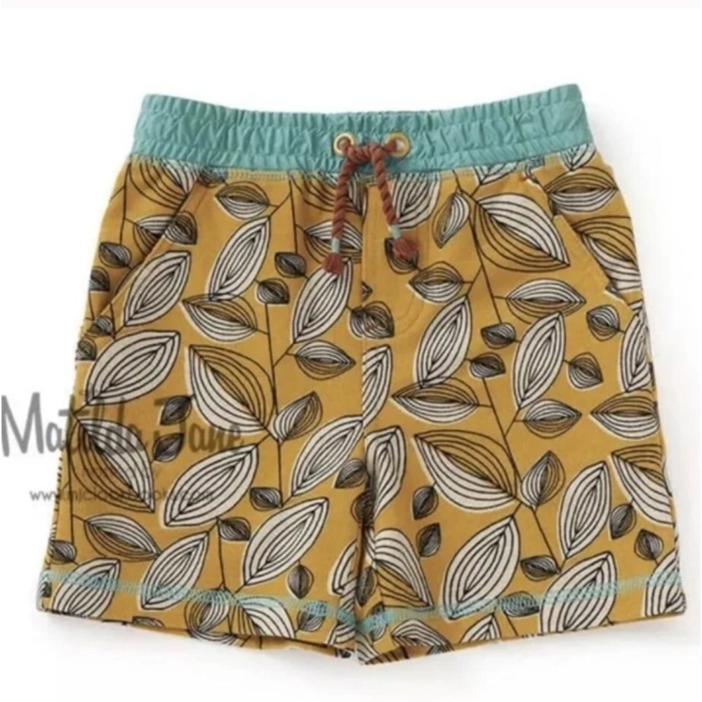 NWT Matilda Jane Boys Leaf‎ It Be Leaf pattern and pockets  size 6